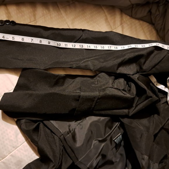 NWT- Unisex Black Suit pants, jacket & tie Mens Small-Woman MED/LG - Picture 10 of 10